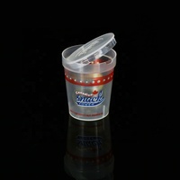 Gobelet en plastique jetable miniature personnalisé de 3 oz avec couvercle