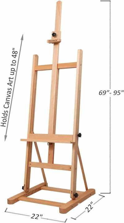 イーゼルソリッド木製アーティスト用