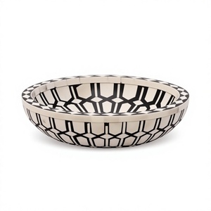 Juego de Tazones para Servir con Incrustaciones de Hueso Pulido, Diseño Clásico Hecho a Mano, Ecológico, BS INTERNATIONAL NA29, para Bodas y Hoteles - Product Image 4