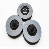 Mitsubishi ascenseur pièces de rechange ascenseur porte cintre rouleau suspendu porte rouleau porte cintre roue rouleau 56*14*6201 pour XIZI OTI *