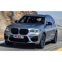 Sistem Bodi Mobil Kualitas Tinggi untuk BMW X3 G01 G08 2018-2021 Hingga X3M Bumper Depan Belakang Kisi Sisi Rok Pipa Bibir Belakang Alis