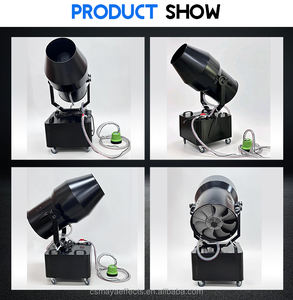 3000W testa mobile a spruzzo che agita la macchina del cannone della schiuma del getto per gli eventi della festa della piscina effetto della fase 90 ° 360 ° macchina della schiuma - Product Image 2