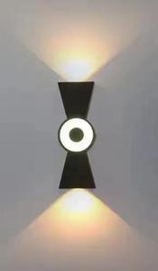 Lampada da parete moderna nera impermeabile regolabile Led su e giù acrilico lampada da parete per l'illuminazione esterna - Product Image 6