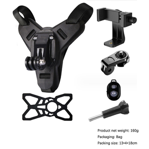 6-in-1 Bộ dụng cụ Adapter xe máy Mũ bảo hiểm đứng phụ kiện gắn mũ bảo hiểm máy ảnh gắn dây đeo cằm hành động thể thao máy ảnh phụ kiện - Product Image 6