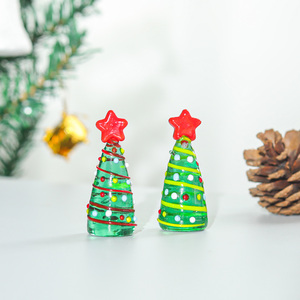 Figuras Decorativas de Árbol de Navidad de Cristal, Adornos de Cristal para Mesa, Decoración Navideña para Mesa, Centro de Mesa Festivo - Product Image 5