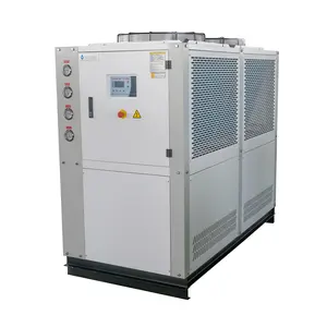 Carbonate Beverages 20 hp 55 kw air cooled industrial water glycol chiller with plate heat exchanger