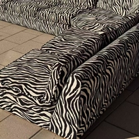 Venta Directa de Fábrica, Sofá Esquinero con Diseño de Caballo con Manchas, Estilo Bauhaus Antiguo, Sofá de Tela Grande para Sala de Estar, para Tres Personas