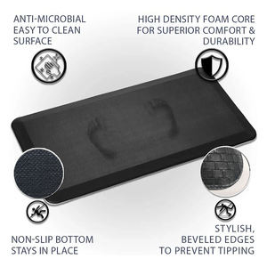 Tapete de Cocina Antideslizante de Espuma de PVC Moderno, Antimicrobiano, Resistente a las Manchas, Anti Fatiga, Reversible y Apto para Mascotas - Product Image 3