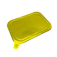 Contenants alimentaires rectangulaires écologiques de 750 ml avec couvercles en plastique et feuille d'aluminium pour plats à emporter et pâtisseries, couleur personnalisable