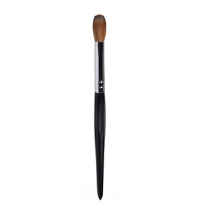 Pinceau à ongles rond en acrylique avec manche en bois, poils Kolinsky, marque privée OEM, pour la conception d'art des ongles, différentes tailles, pinceau de salon pour la peinture acrylique - Product Image 1