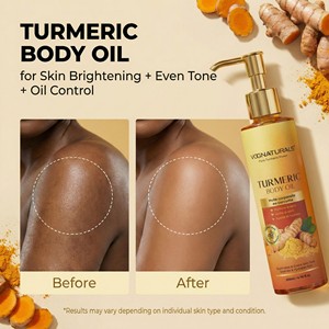 Huile corporelle raffermissante au curcuma bio, huile nourrissante végane anti-âge après-soleil <span class=keywords><strong>pour</strong></span> peaux <span class=keywords><strong>sèches</strong></span> et abîmées - Product Image 4