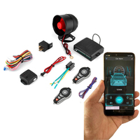 Système de sécurité automobile sans clé, application mobile pour smartphone, verrouillage PKE antivol avec ouverture du coffre par Bluetooth, portée de 10 à 50 m