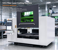 Machine de découpe laser à fibre fermée 1313 avec source laser IPG pour la découpe de métaux et de non-métaux