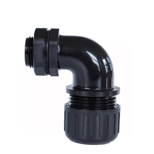 Raccord coudé en nylon étanche IP68 à 90 degrés M25 réglable pour câble de 13 mm à 18 mm de diamètre - Product Image 1