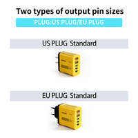 Chargeur USB C GaN PD 240W Total, 5 ports, chargeur de bureau, USB a, charge rapide, câble rétractable pour ordinateur portable, tablette, téléphone, vente en gros OEM