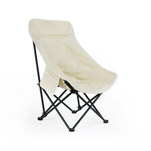 Ruida hiện đại rắn gỗ ngoài trời cắm trại cao trở lại ngồi có thể ngả có thể gập lại sắt mặt trăng ghế - Product Image 1