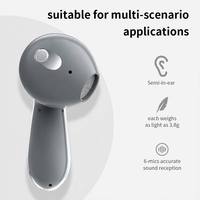 Écouteurs sans fil hybrides ANC J12Plus 5.4 avec 6 micros ENC pour une réduction de bruit de -38 dB et 30 heures d'autonomie Son Hi-Fi