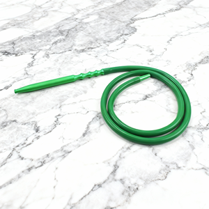 Tuyaux en plastique colorés pour narguilé avec poignée en verre et aluminium pour chicha, accessoires de fumage pour bar et fête - Product Image 3