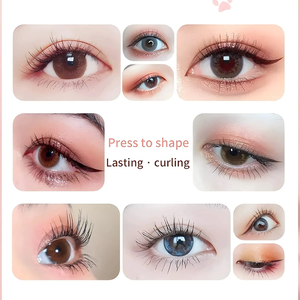 Recourbe-cils en acier inoxydable avec brosse, accessoire pour mascara et faux cils, meilleur outil professionnel pour recourber les cils - Product Image 2