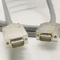 Kabel Video Definisi Tinggi VGA Male-to-Male Solid-Core Fleksibel Tinggi Berlapis Emas DB15 Tiga Baris Dual-Male
