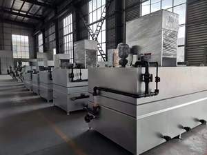 Sistema Automático de Preparación y Dosificación de Polímeros Secos para Floculante <span class=keywords><strong>Pac</strong></span> Pam en Tratamiento de Aguas Residuales, Mezclador de 3 Tanques con Agitador - Product Image 2
