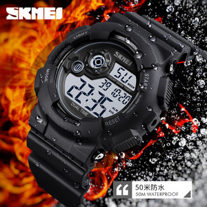 Skmei Sport Watch Digital Men's Water Resistant Luminous Dual Time <b>Outdoor</b> Casual Wristwatch With Countdown <b>Timer</b> - Product Image 4