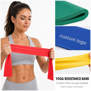 Latex Yoga Stretchband Langes Elastisches Widerstandsband Umweltfreundlich für Pilates Dehnübungen Training Großhandel Individuelles Logo - Product Image 6