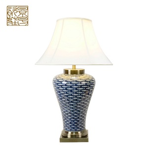 Magasin décoratif céramique lampe de bureau ressorts - Product Image 5