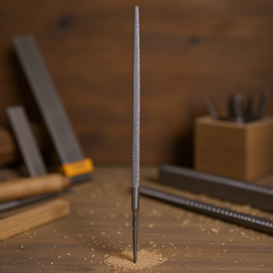 Herramienta de mantenimiento de limas redondas de 150 mm de longitud, recubierta de diamante para trabajos de precisión en metalurgia, para tareas de modelado y acabado detallados - Product Image 3