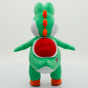 Costume gonflable Yoshi vert pour Halloween, mascotte ambulante, figurine d'<span class=keywords><strong>action</strong></span> animale de dessin animé pour cosplay - Product Image 5