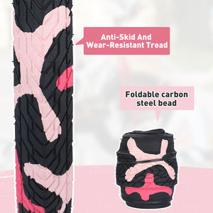 Pneu de vélo pliable en caoutchouc tricolore ZUKKA 20''x2.35'', pneu extérieur de remplacement pour <span class=keywords><strong>BMX</strong></span> et vélos pour enfants - Product Image 6