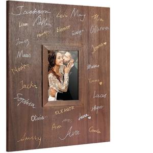 <span class=keywords><strong>Livre</strong></span> <span class=keywords><strong>d</strong></span>'<span class=keywords><strong>or</strong></span> souvenir mariés, cadre <span class=keywords><strong>en</strong></span> <span class=keywords><strong>bois</strong></span> à suspendre pour signatures, idée cadeau de <span class=keywords><strong>mariage</strong></span> - Product Image 4