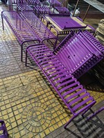 Chaise de jardin moderne en acier - Imperméable et durable, couleur personnalisable