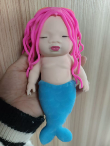 Palm Ugly Doll <b>Squishy</b> Toy TPR Soft Sand Filled Slow Rising Natasha Stress Relief Fidget Toy Popular Cross Border Toy for Girls - Product Image 6