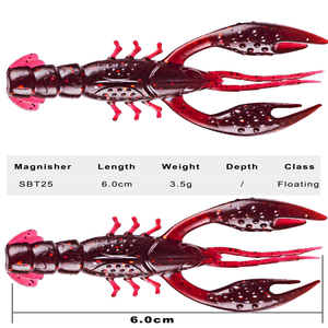 Isca Flutuante DriftCatch de 6,5cm 3,5g - 6 Cores 6pcs/Saco para Pesca de Bass em Água Doce e Salgada - Product Image 4