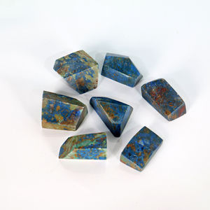 Pierres de cristal naturelles en vrac pour la guérison, pierres précieuses, cristaux d'azurite de forme libre pour la fabrication de bijoux - Product Image 4