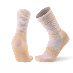 <span class=keywords><strong>Chaussettes</strong></span> de sport de randonnée en plein air en laine mérinos respirantes chaudes désodorisantes évacuant la transpiration pour unisexe - Product Image 4