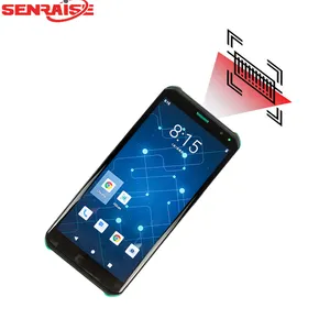 Terminal inteligente Android resistente de fábrica, escáner de código de barras PDA 2D con WIFI Bluetooth, lector RFID NFC de uso móvil de alta calidad PDAS