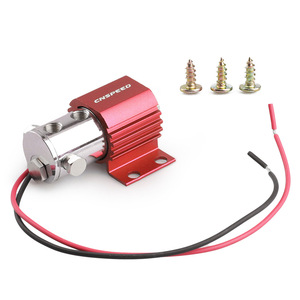 CNSPEED ล็อคเบรกไลน์ล็อคสีแดงอลูมิเนียม 12V ไฟฟ้าสำหรับการปรับแต่งรถยนต์ - Product Image 3