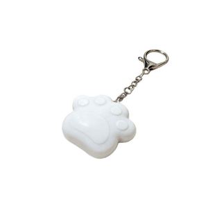 Porte-clés pendentif pour sac femme, best-seller transfrontalier, avec lumière tactile lumineuse rechargeable, motif goutte d'eau et clochette, cadeau - Product Image 5