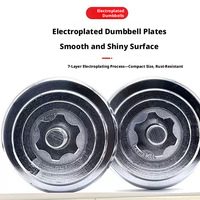 Ensemble d'haltères et de barres réglables pour usage domestique, 50 kg (paire), 55 kg, 58 kg, poids libres électriques colorés pour l'entraînement musculaire des bras