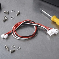 Faisceau de câbles personnalisé avec connecteur JST PH 3 broches pas de 2,0 mm, câblage 3 fils codé par couleur pour cartes de contrôle de réfrigération et petits appareils électroniques