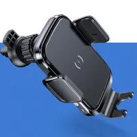 Pengisi Daya Nirkabel Dudukan Mobil 15W Port Tipe C iPhone 15 14 13 Pro Max Ventilasi Udara Dapat Diputar Stabil Pengisian Cepat untuk S23 S21 iPhone