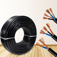 Kabel Listrik Fleksibel UL62 SJT 2/3 Inti 16/18 AWG Berisolasi PVC Tembaga Bebas Oksigen untuk Peralatan Rumah Tangga Listrik