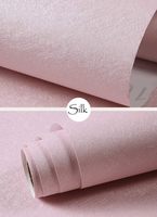ORON DECO-Papier peint personnalisé en soie rose vinyle autocollant imperméable pour chambre de filles, facile à installer
