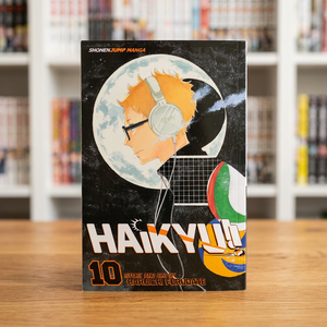 ไฮคิว เล่มที่ 10 โดยฮารุอิจิ ฟุรุดาเตะ หนังสือภาษาอังกฤษแบบปกอ่อน หนังสือการ์ตูนกีฬาและเรื่องราววอลเลย์บอล - Product Image 1