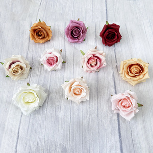 Fábrica de Flores Meiyu, Rosas Artificiales de Seda, Pequeñas Rosas de Esquina, Accesorios de Decoración para Bodas, Decoración del Hogar - Product Image 2