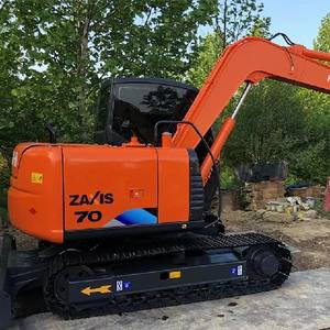 Excavatrice Hitachi Zx70 d'occasion, fabrication japonaise, 7 tonnes, excavatrice d'occasion, mini pelle EX70 - Product Image 4
