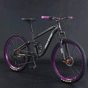 Bicicleta LEAO 2026 NUEVA de <span class=keywords><strong>26</strong></span>/<span class=keywords><strong>27.5</strong></span> Pulgadas, <span class=keywords><strong>Cuadro</strong></span> de Acero al Carbono, Velocidades Variables, Frenos de Disco, Horquilla <span class=keywords><strong>con</strong></span> Suspensión Completa, Neumáticos Inflables y <span class=keywords><strong>Ruedas</strong></span> <span class=keywords><strong>con</strong></span> Radios - Product Image 3