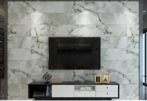 Carta da Parati Autoadesiva Moderna Effetto <span class=keywords><strong>Marmo</strong></span> con Design Geometrico Tecnologia Avanzata Peel and Stick Impermeabile per Casa Hotel Appartamento Palestra - Product Image 5